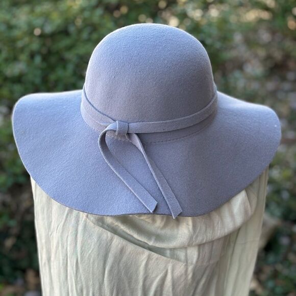 Target Gray Felt Wide Brimmed Hat - Picture 2 of 6